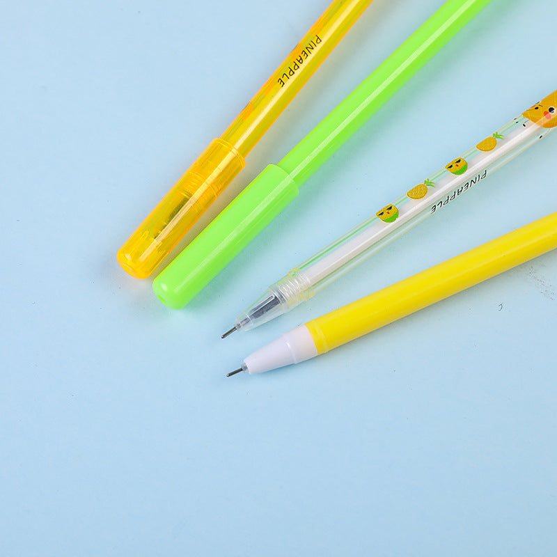 Wholesale Plastic Pineapple Sequins Rollerball Pen