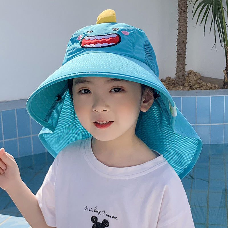 Wholesale Polyester Kids Summer Sun Protection Bucket Hat