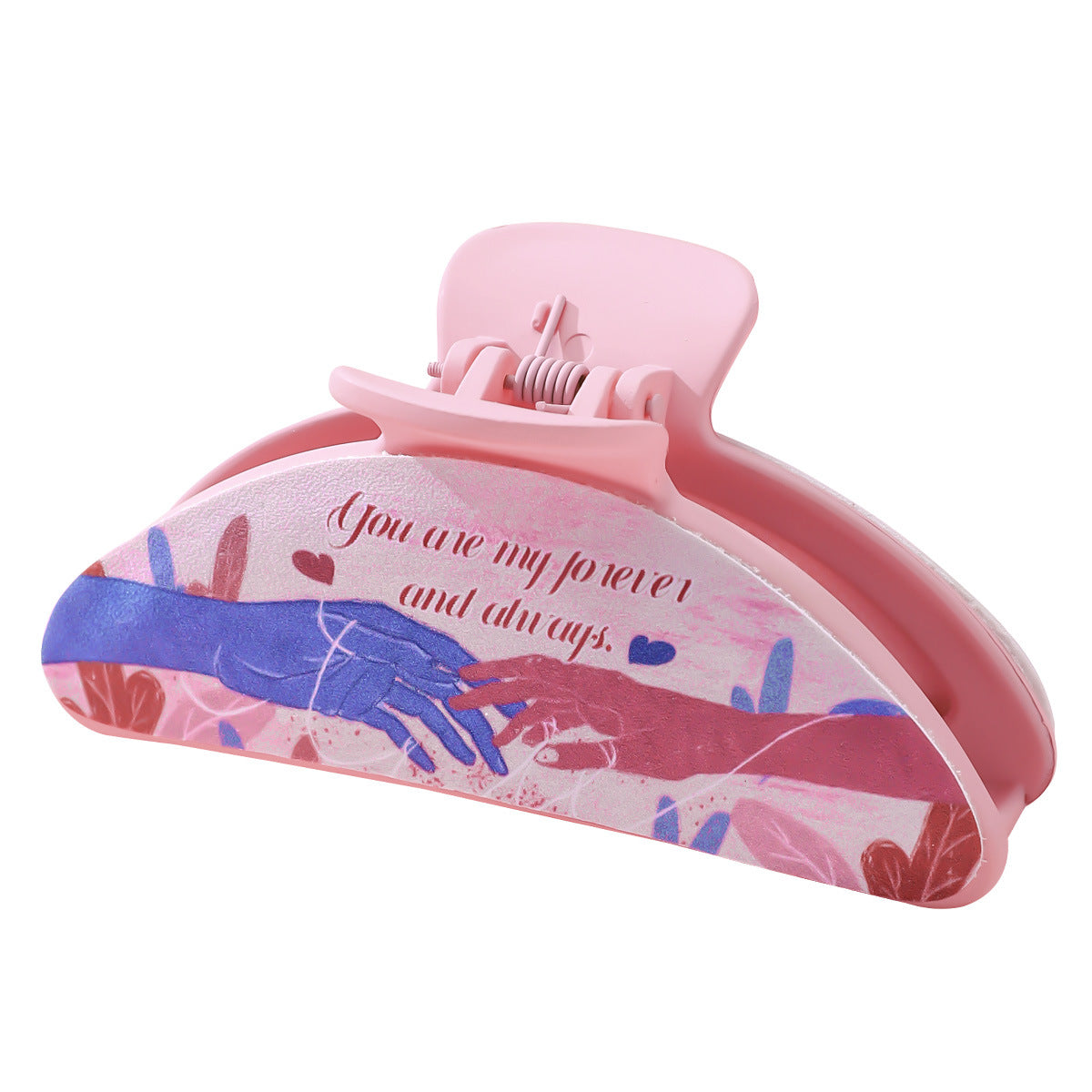 Wholesale Valentine's Day Love Leather Hair Clips