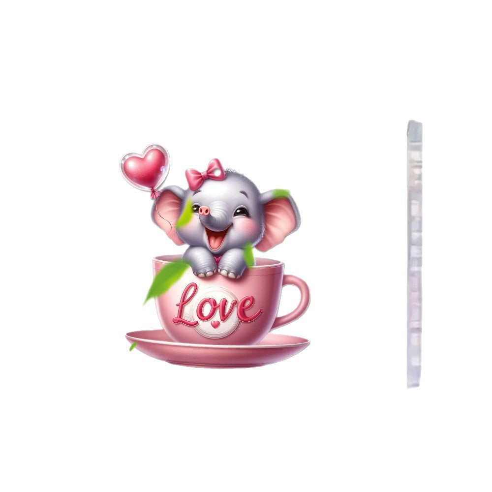 Wholesale Cute Animal Series Acrylic Keychains for Valentine' s Day