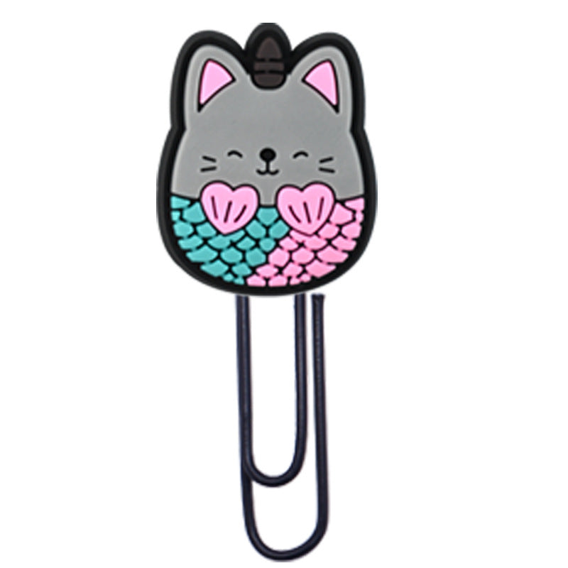 Wholesale Random 50pcs Cartoon Animal Paperclip Bookmarks