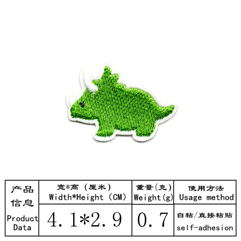 Wholesale cartoon animal embroidery DIY Patches