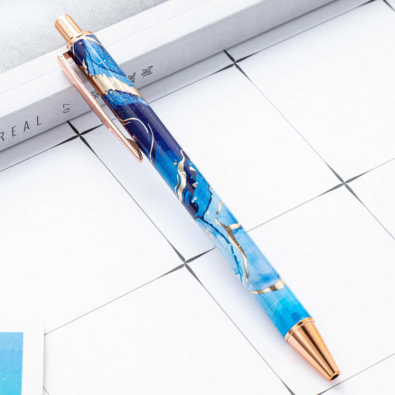 Wholesale New creative student cute printing pattern metal pen