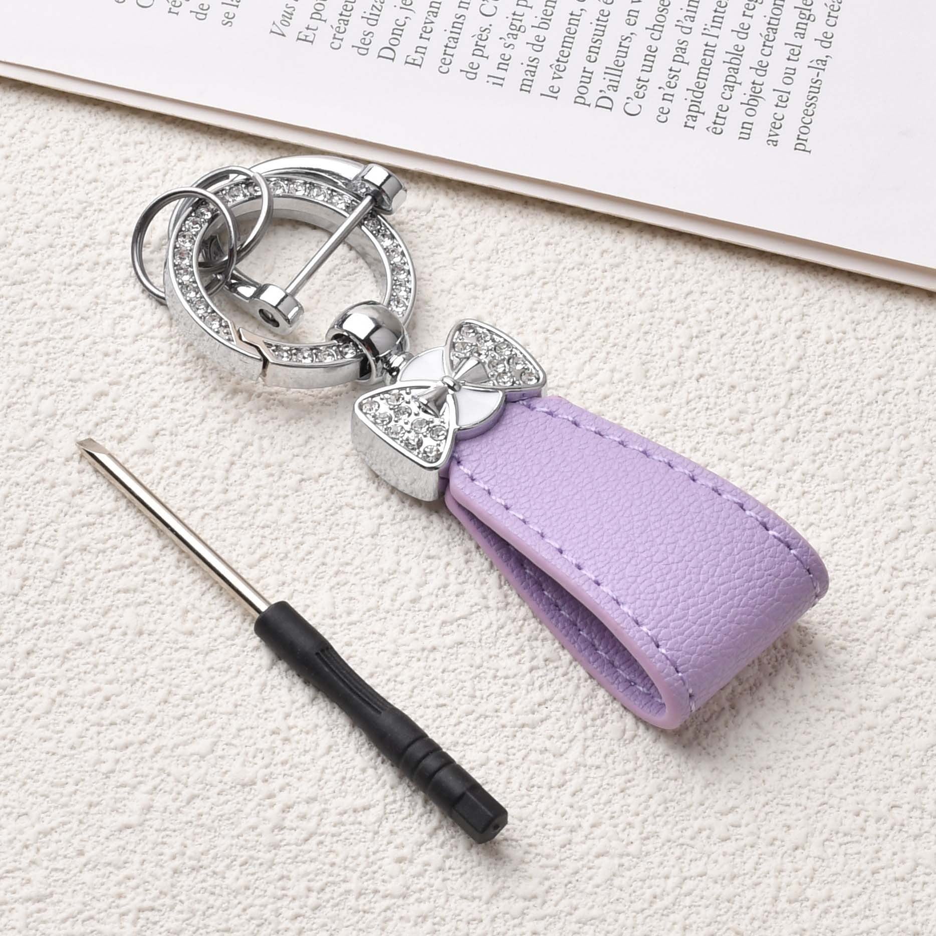 Wholesale Diamond Bow Bracelet Keychain