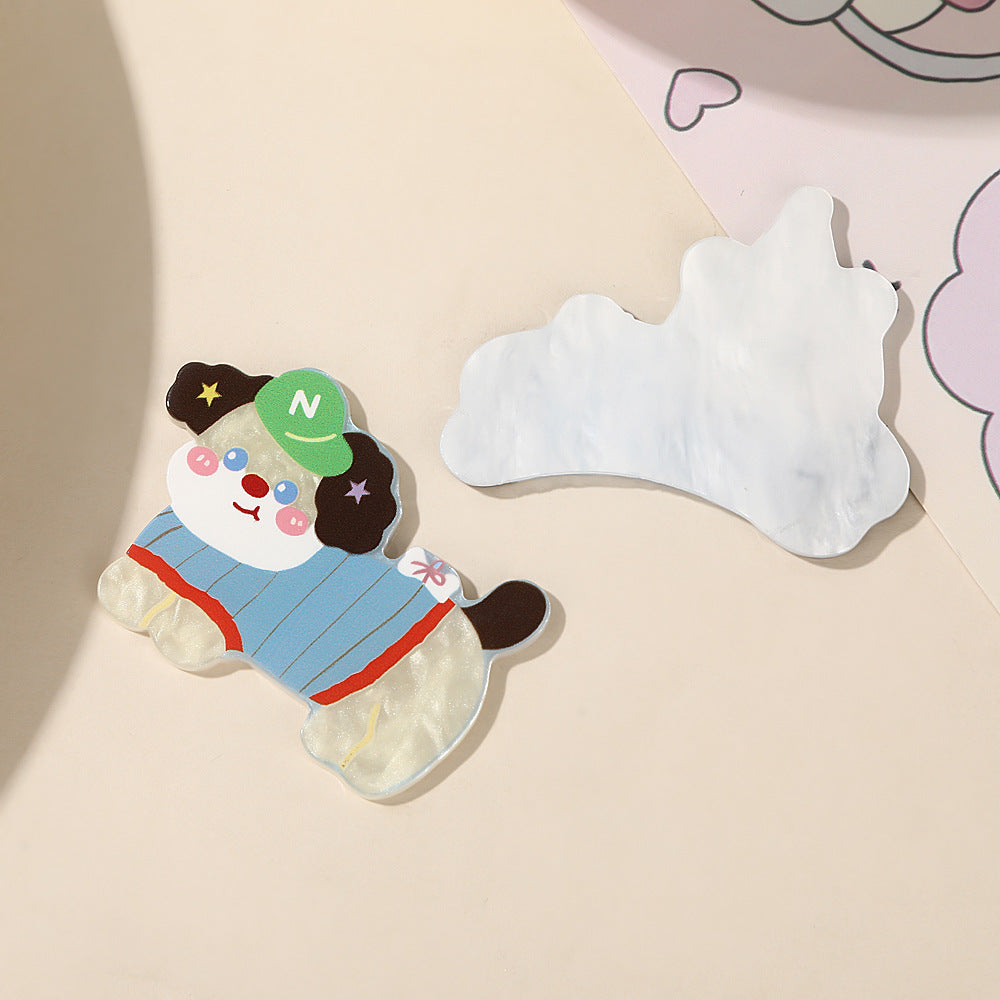 Wholesale 10pcs Colorful and cute cartoon animals Acrylic Flatback