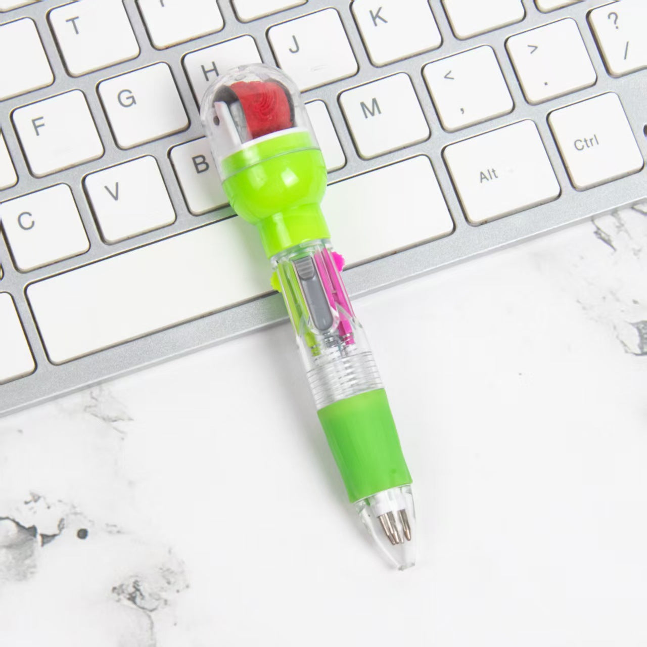 Wholesale 2pcs Creative Mini Roller Seal Short Four Color Pen