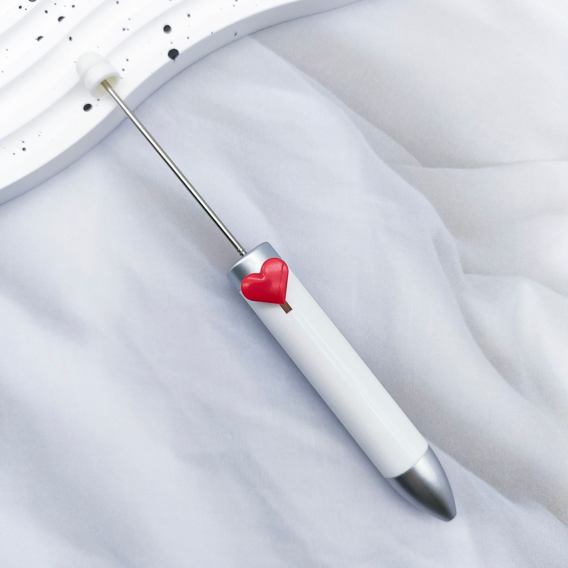 Wholesale 2pcs DIY Heart 7 Color Ballpoint Pen