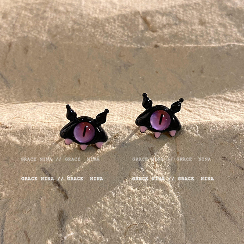 Wholesale Little Monster Cute Alloy/Silver Plated/Gold Plated Earrings