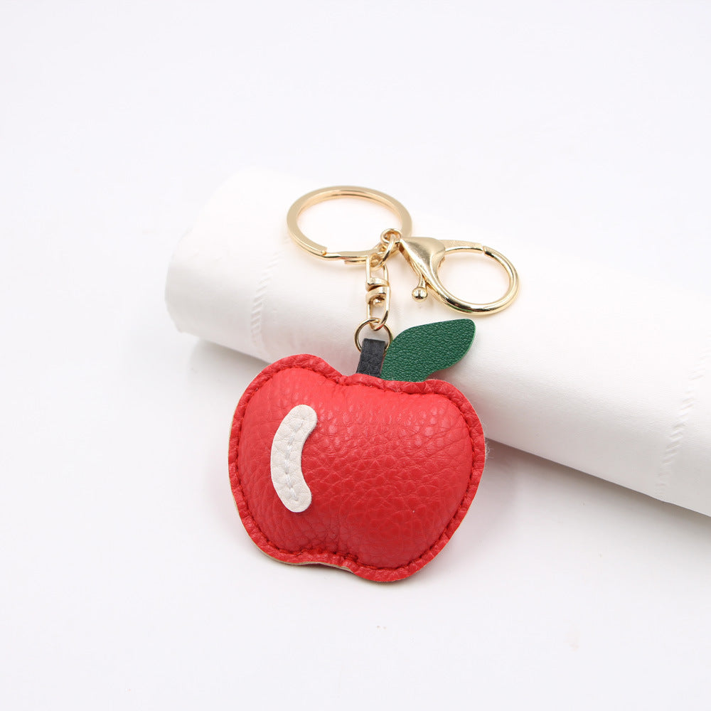 Wholesale Stylish PU Leather Keychain Electroplated Finish Car Key Accessory Bag Charm For Modern Party Favors And Resale