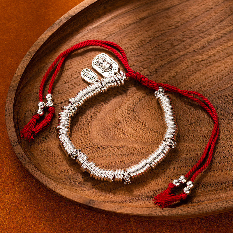 Wholesale Handmade Cotton Rope Bracelet Adjustable Stacked Rope Bracelet