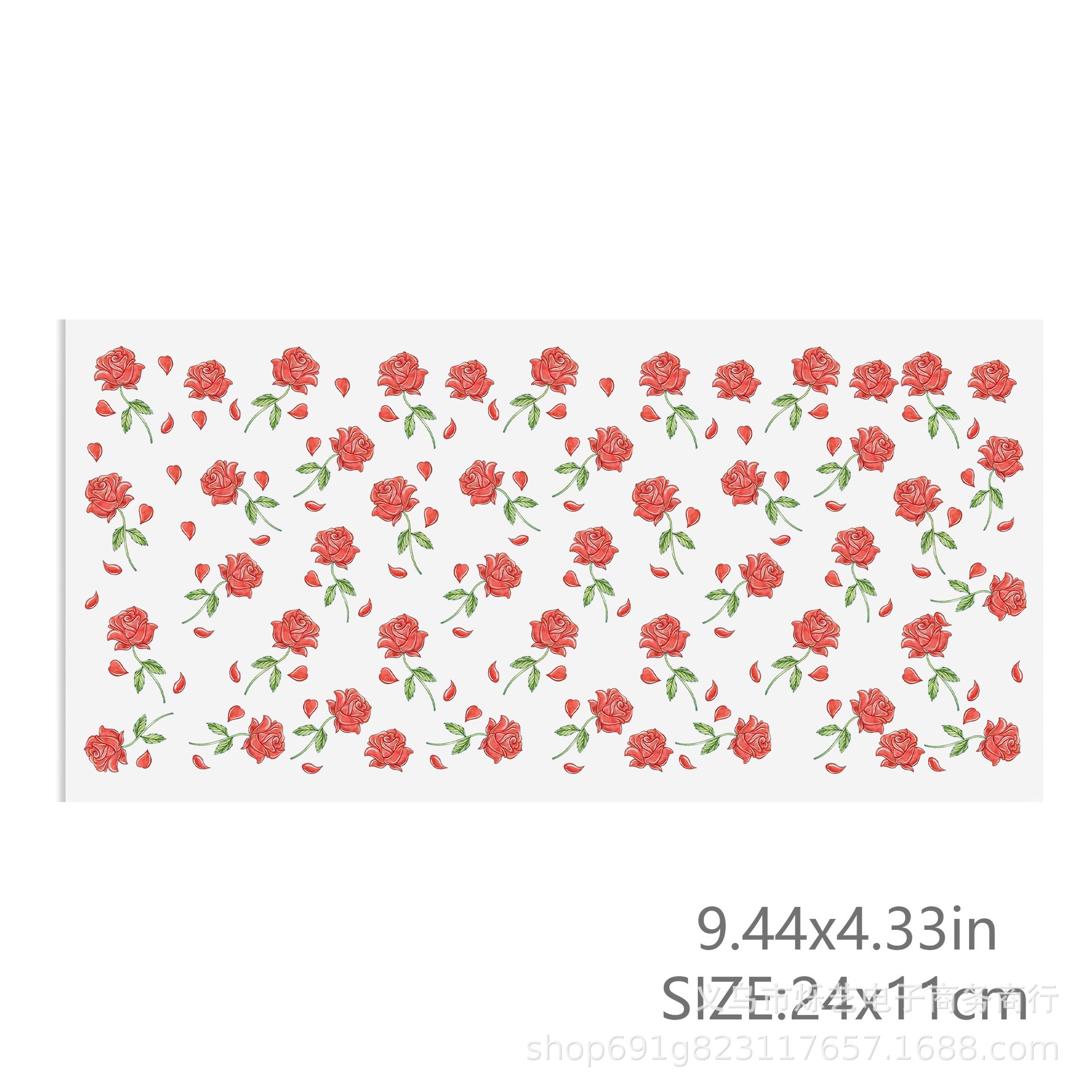 Wholesale Dog Love Valentine' s Day 16oz Cup UV DTF Wraps