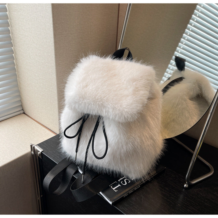 Wholesale Autumn and Winter Plush Backpacks