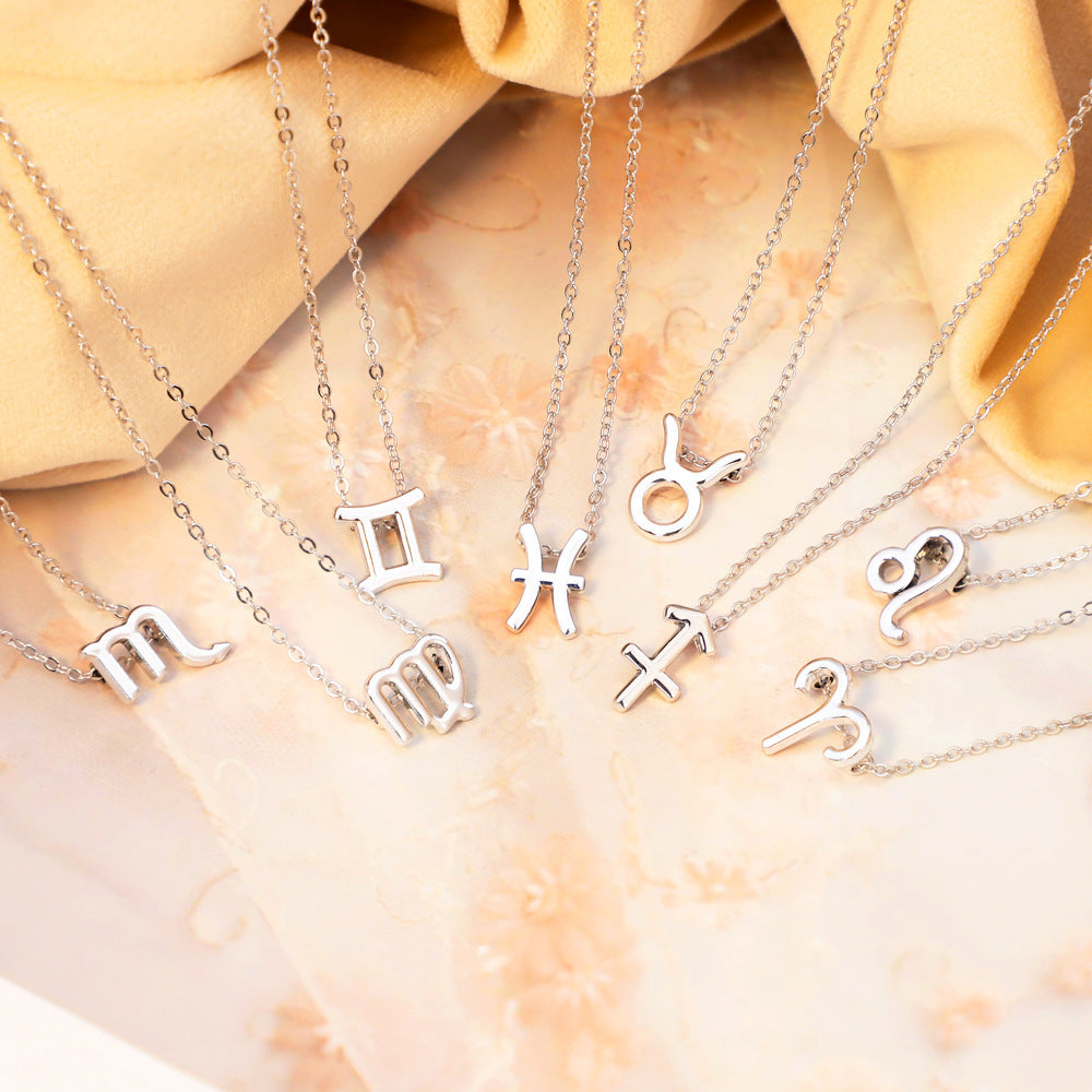 Wholesale 12 Constellation Necklace