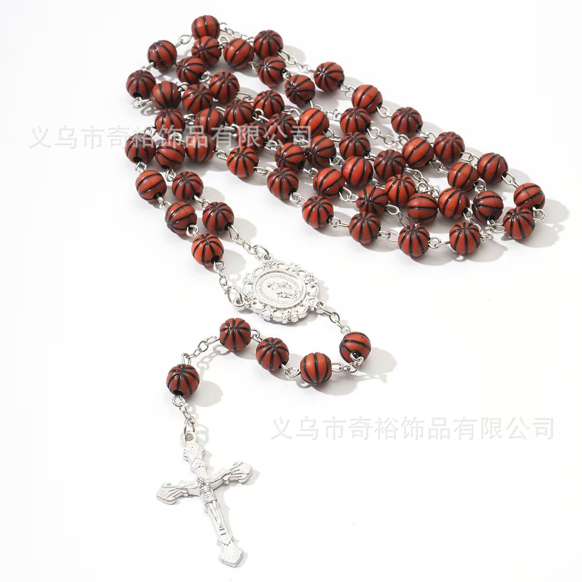 Wholesale 10pcs/pack Cross Rosary Baptism Communion Necklace