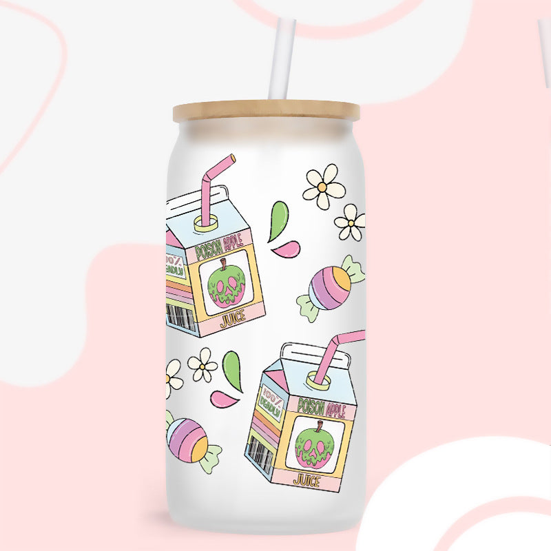 Wholesale Ice cream milk bread and snack series  16oz Cup UV DTF Wraps