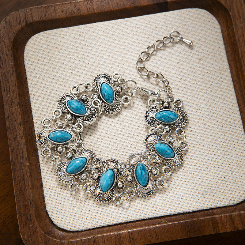 Wholesale Vintage Turquoise Bracelet Bohemian Bracelet