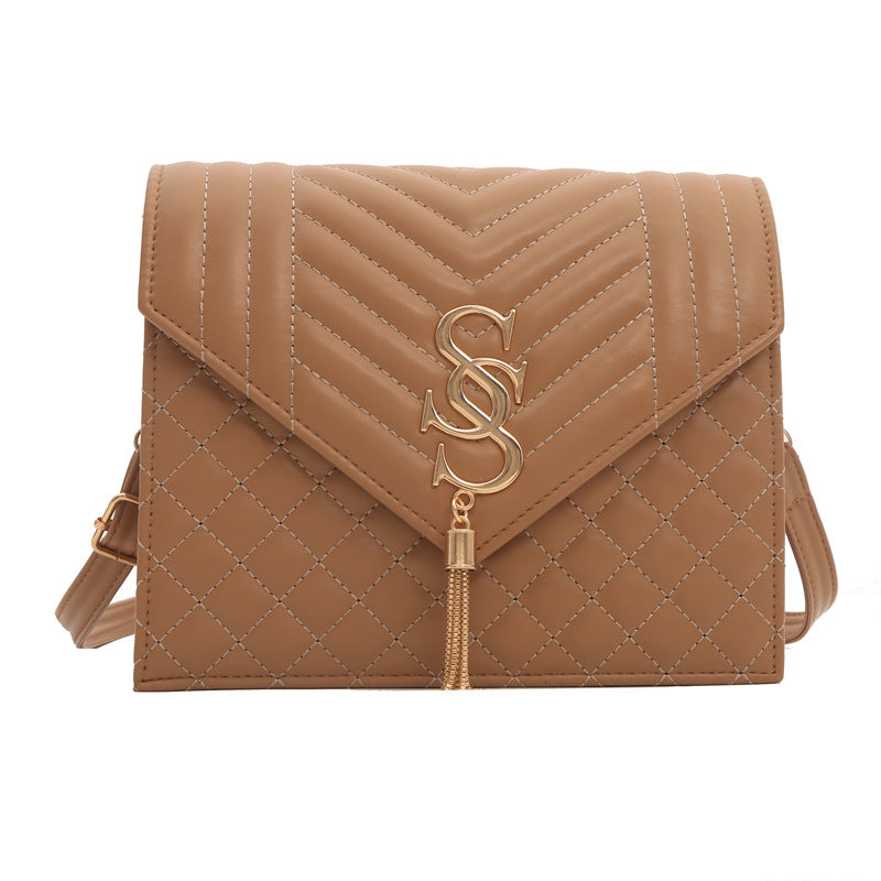 Wholesale Simple and Versatile One-shoulder Crossbody Tassel Underarm Bag