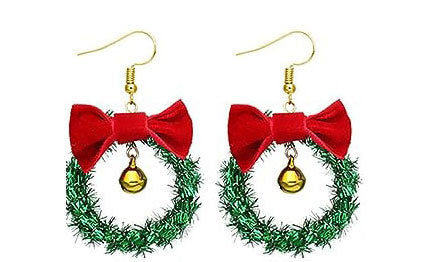 Wholesale Christmas Santa Elk Earrings