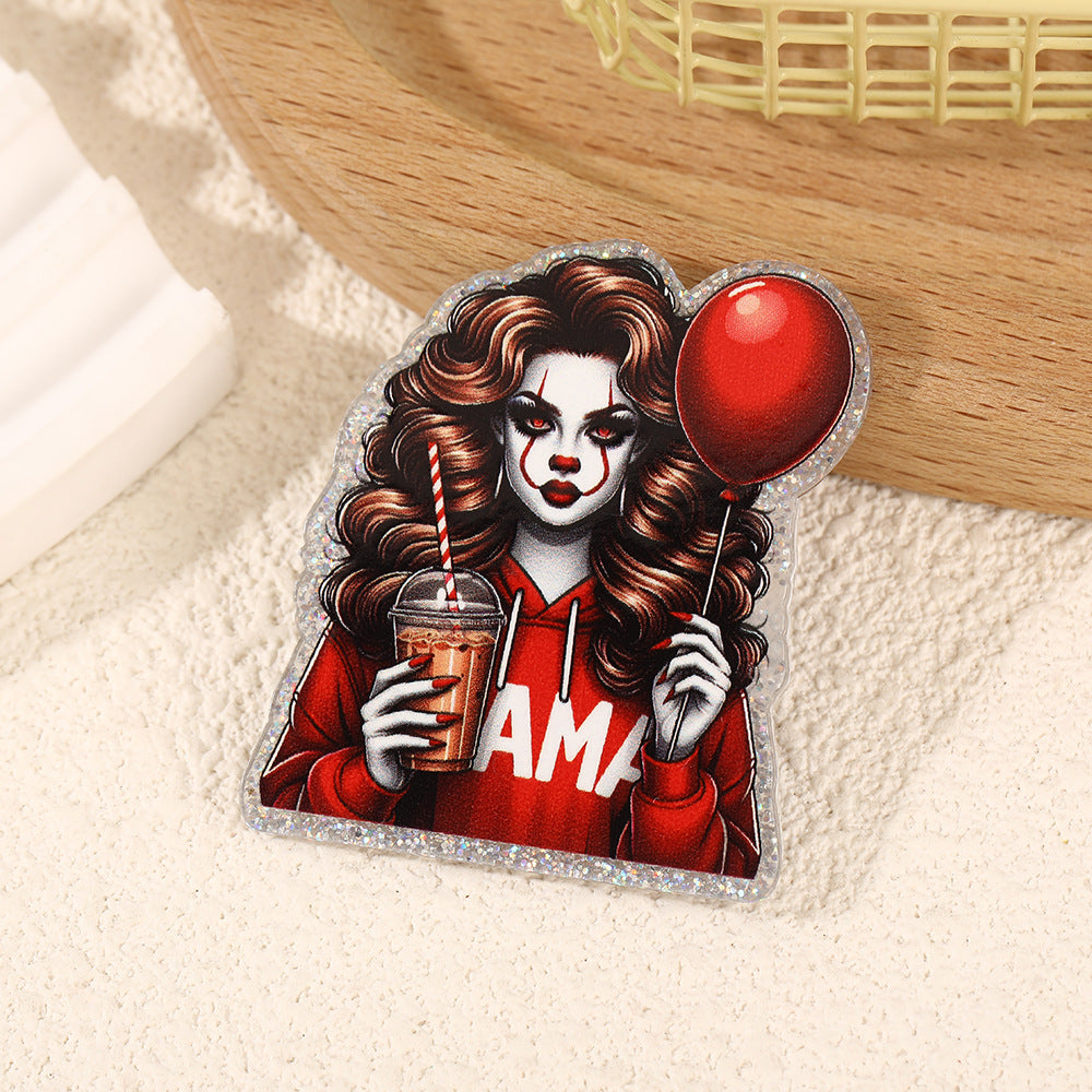 Wholesale 10pcs Cute cartoon letters Flatback