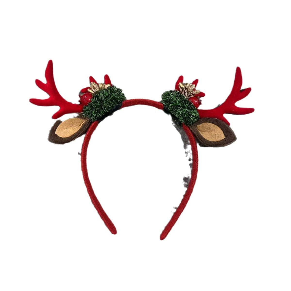 Wholesale New Christmas Hair Band Elk Horn Headwear Aeson Bleu Children's Dress High-end Sense