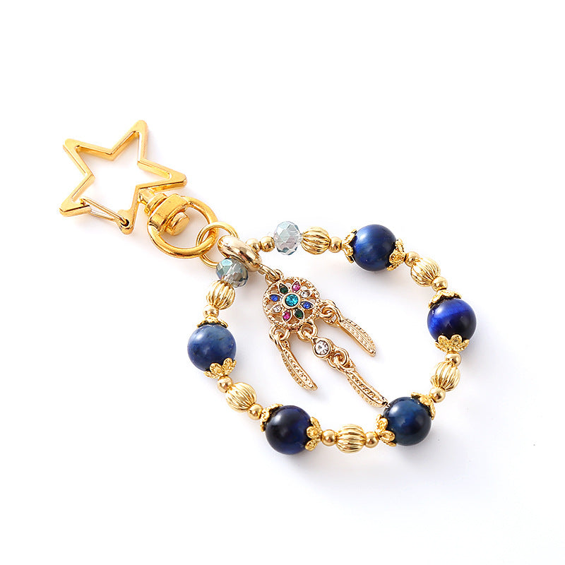Wholesale Dream Catcher Beaded Metal Keychain