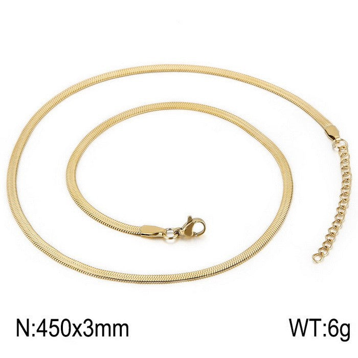 Wholesale personalized blade titanium steel necklace bracelet