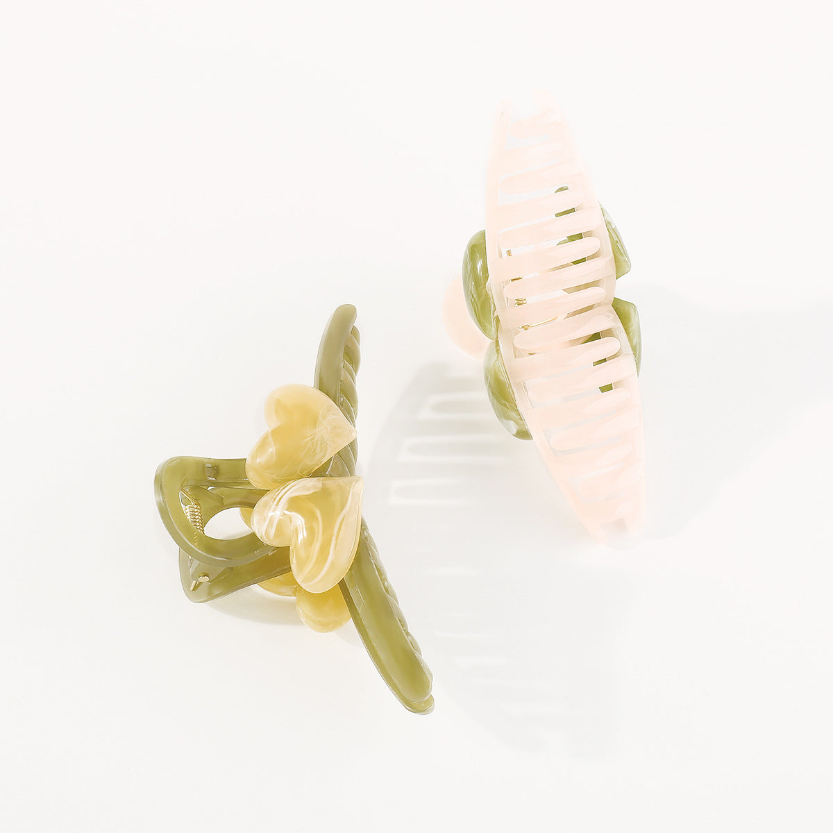 Wholesale Color Matching Love Grip Hair Clips