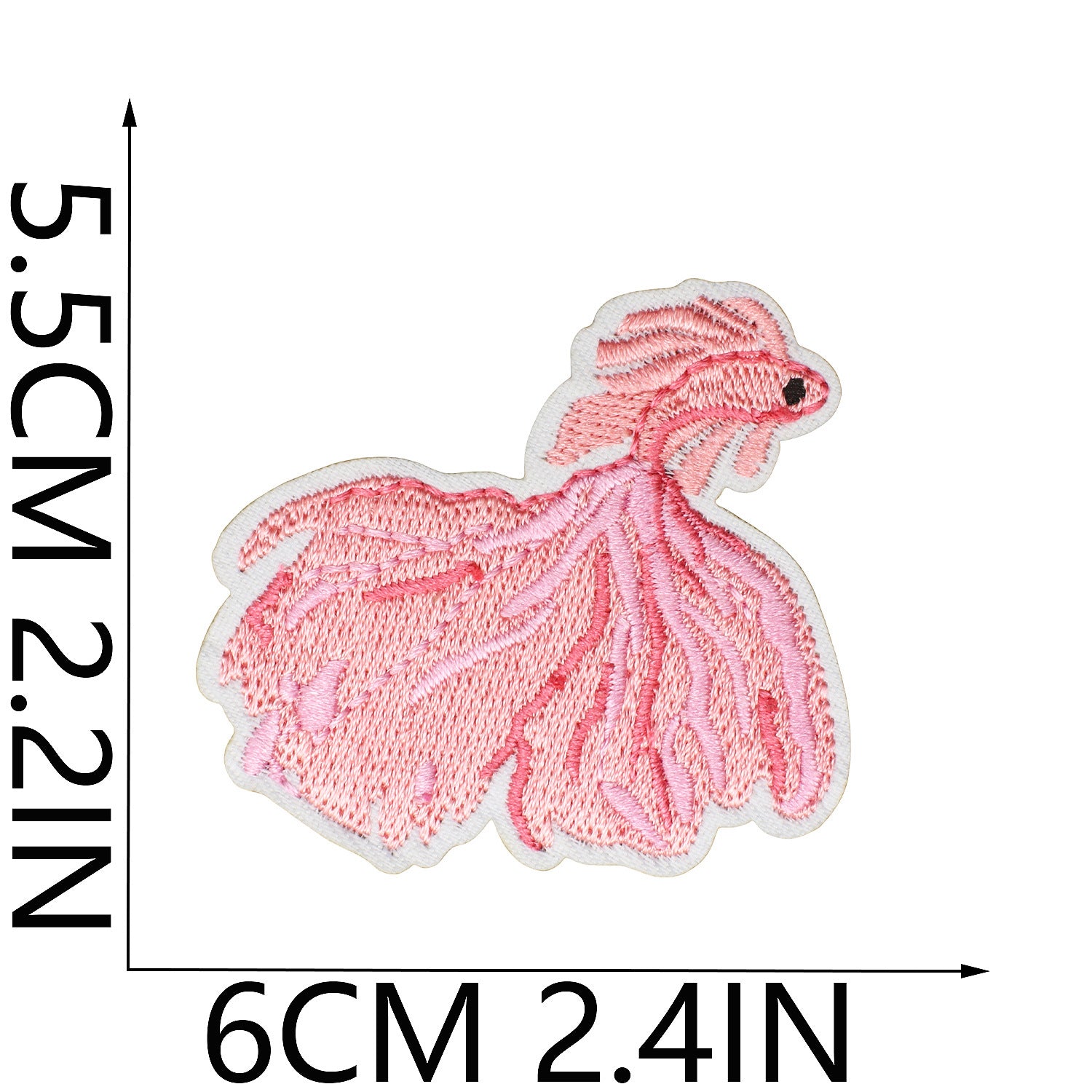 Wholesale Pink Surf Girl Embroidered Patch With Turtle Shell Bow Shark Decorative Fashion Accessory For Clothing DIY Craft Boutique Resale