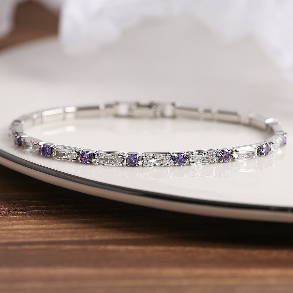 Wholesale Summer Zircon Copper Bracelet