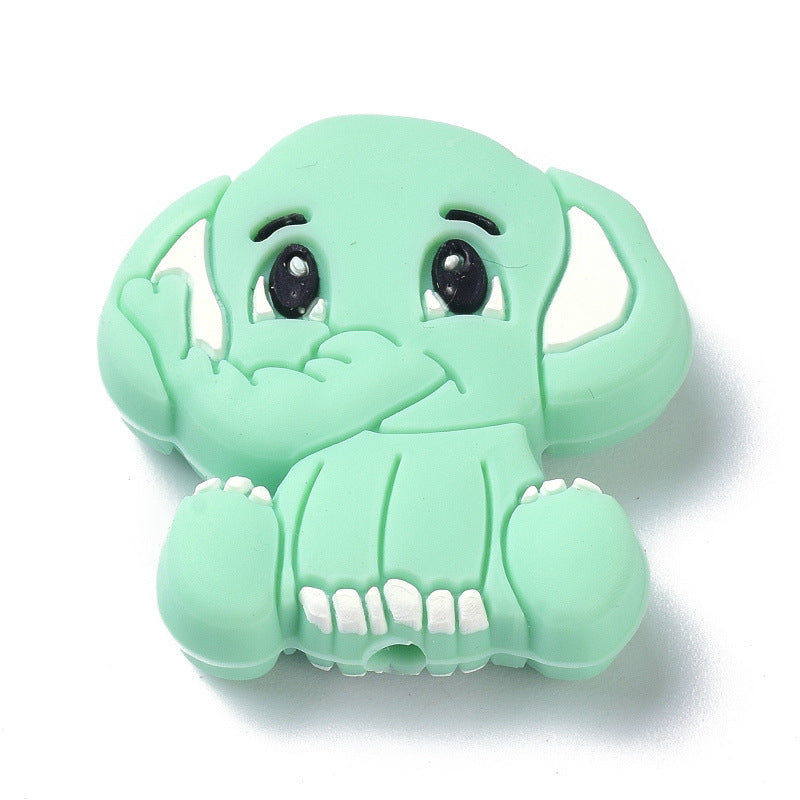 Wholesale 10pcs Colorful Cute Cartoon Animal Geometry Focal Beads