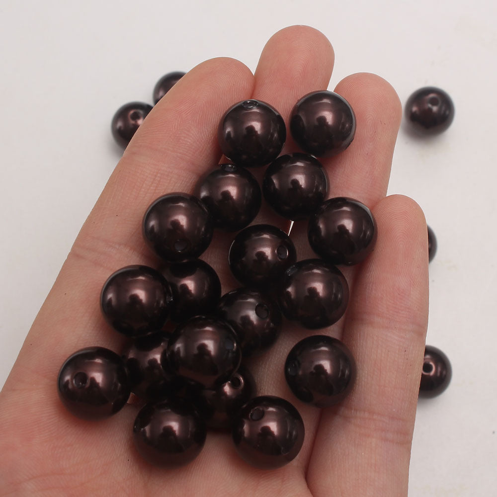 Wholesale 6-30MM Dark Coffee Pearl Loose Beads