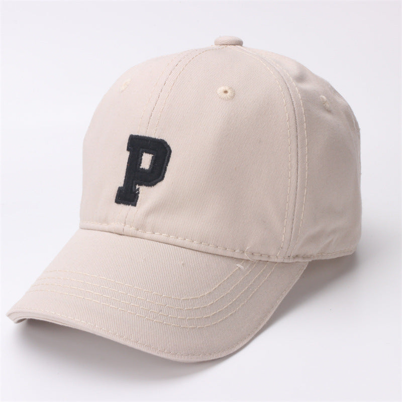 Wholesale Cotton Polyester Letter P Children's Baseball Caps