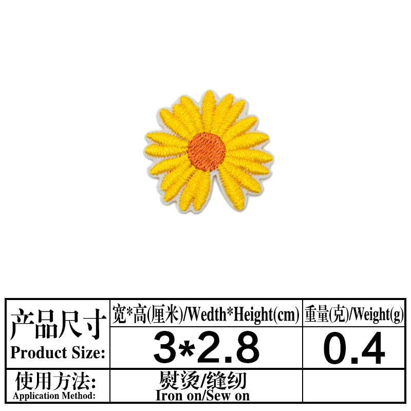 Wholesale Trendy Embroidery Patches Cloth Applique For Clothing Shoes Bags DIY Decorative Accent