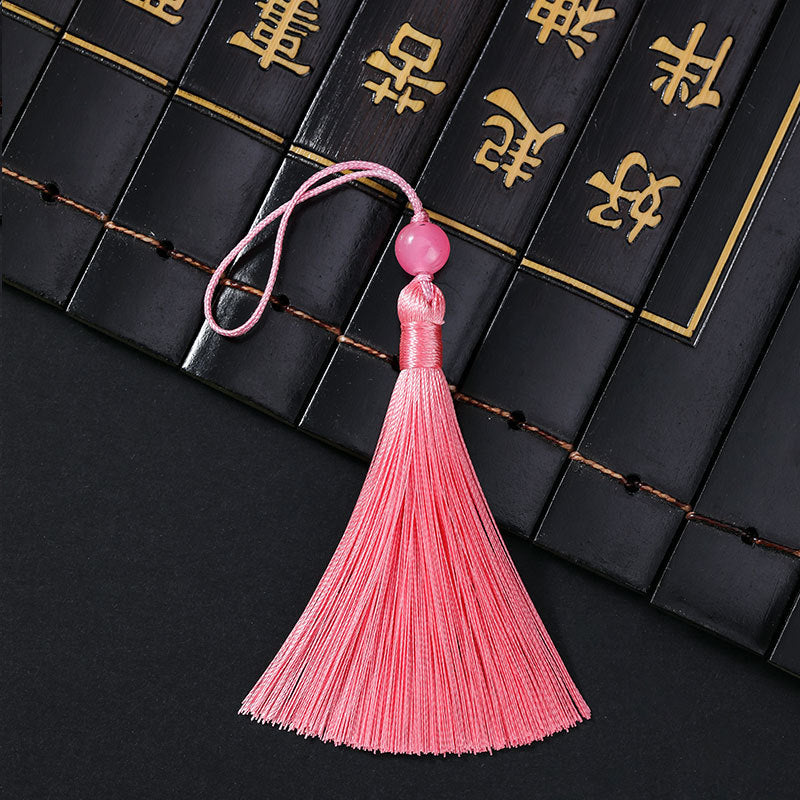Wholesale 7cm Beaded Ice Silk Tassel Pendant