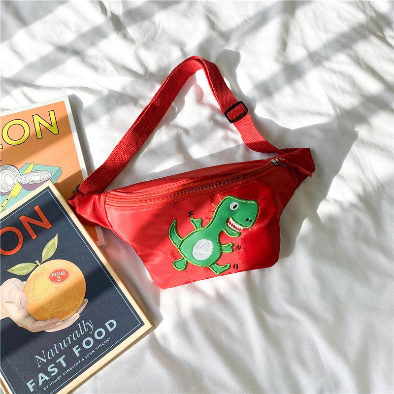 Wholesale Nylon Cute Dinosaur Kids Messenger Bag