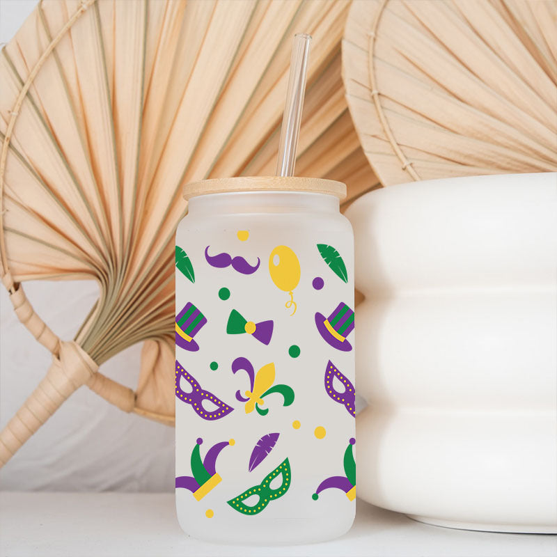 Wholesale UV transfer sticker for glass cups crystal label crystal sticker 16OZ UV DTF WRAPS