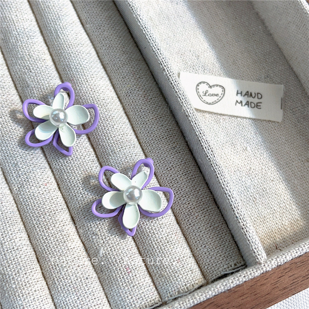 Wholesale Sweet Flower Alloy Earrings