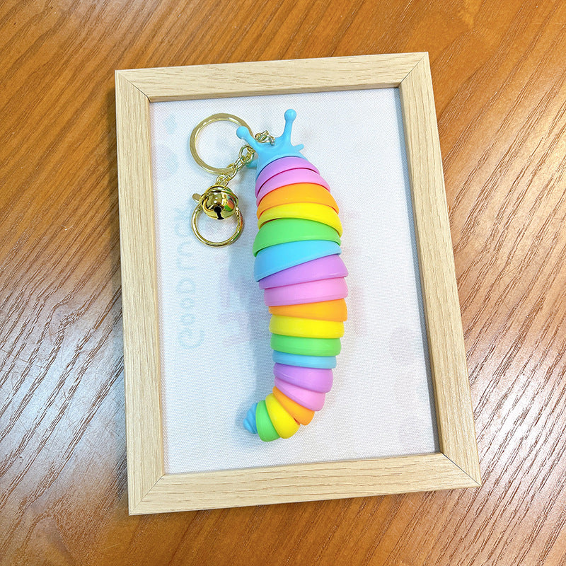 Wholesale Caterpillar Plastic Keychains