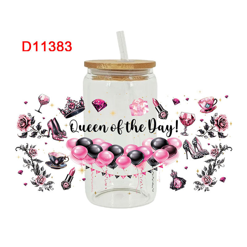 Wholesale Birthday Gift Series 16oz Cup UV DTF Wraps