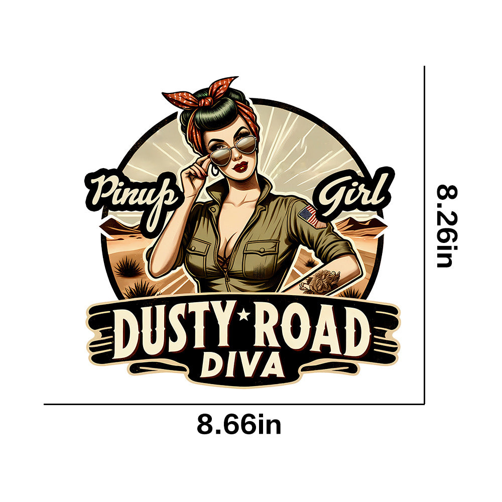 Wholesale 10pcs Retro poster girl UV DTF Ready to Press Transfers Wraps