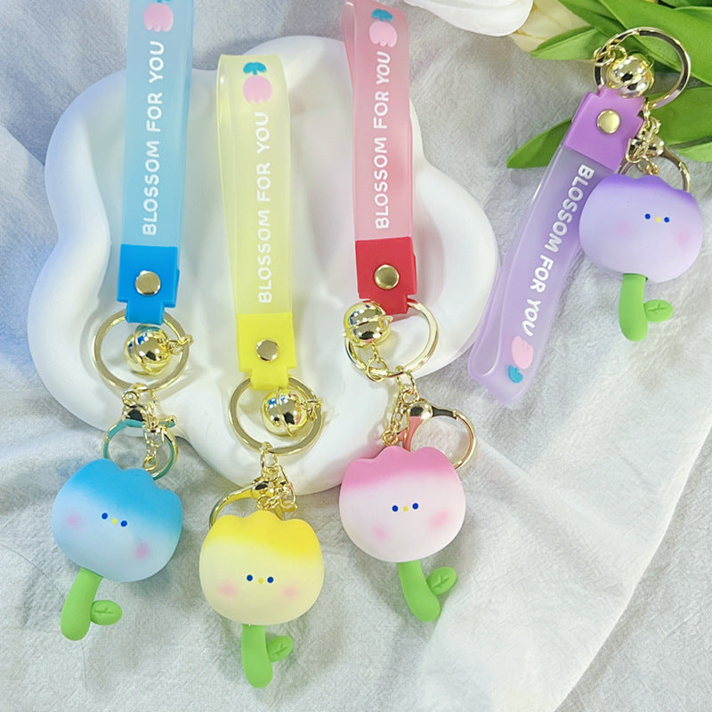 Wholesale Resin Tulip Keychain
