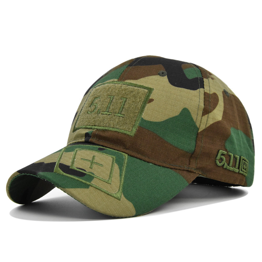Wholesale 3D Embroidered Curved Brim Camouflage Baseball Cap