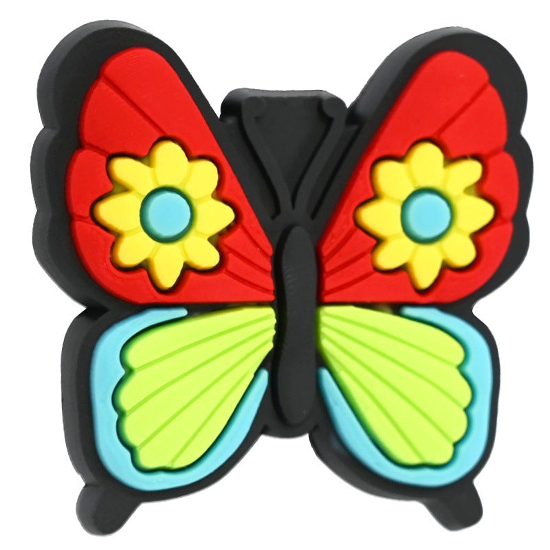 Wholesale  Random 100pcs/pack  Cartoon soft rubber beads