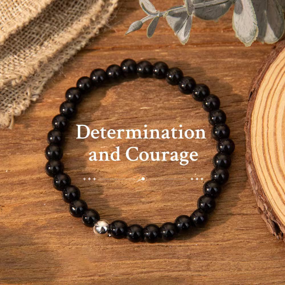 Wholesale Bohemian Love Stone Multi layered Stacked Crystal Bracelet