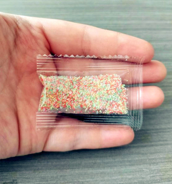 Wholesale 10pcs 5mm Plastic Bagged Simulation Broken Candy Broken Sequins Empty Tube Pen Diy Jewelry Accessories