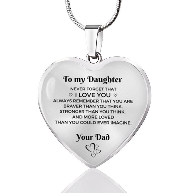 Wholesale Epoxy Film Titanium Steel Necklaces