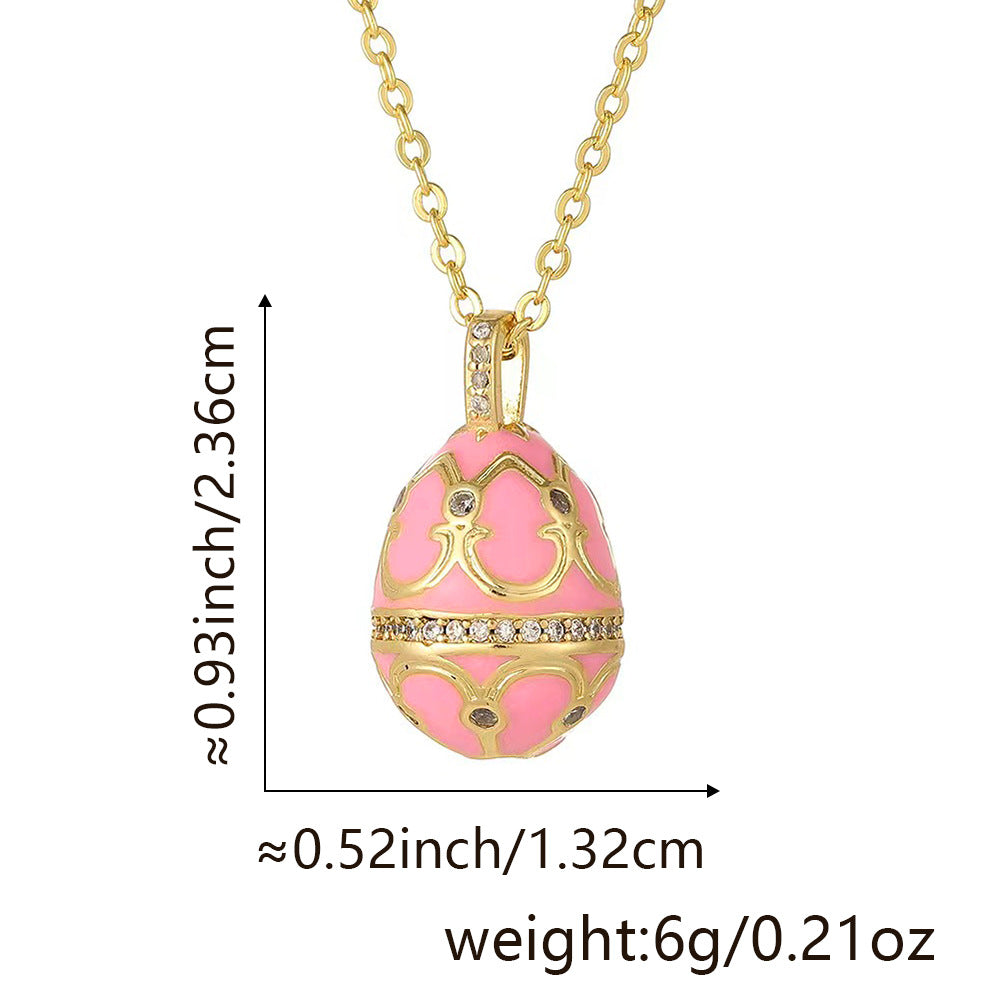 Wholesale  Easter Pendant Opable Necklace