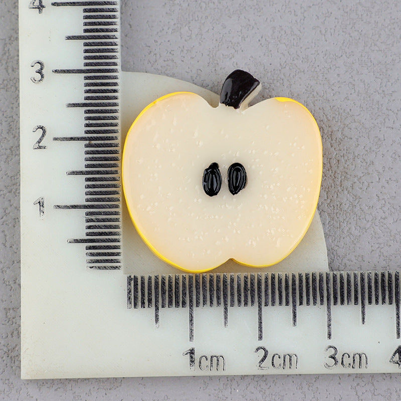 Wholesale 50pcs DIY Watermelon Strawberry Pineapple Fruit Homemade Cream Glue Resin Hole Shoe Patch FlatBack