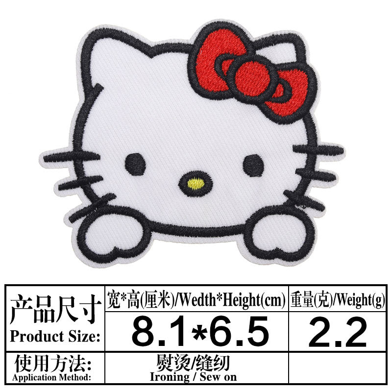 Wholesale DIY patchs cute cat patch children' s clothing bag OLY Exclusive