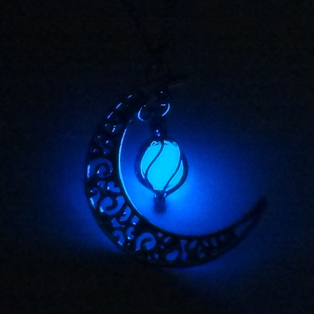 Wholesale Alloy Luminous Hollow Necklaces